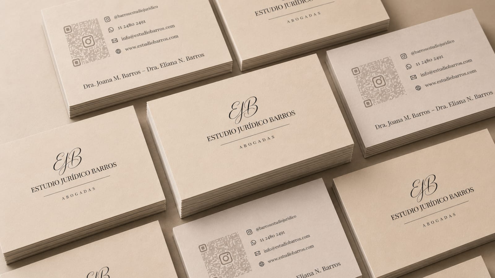 Tarjetas del Estudio Barros